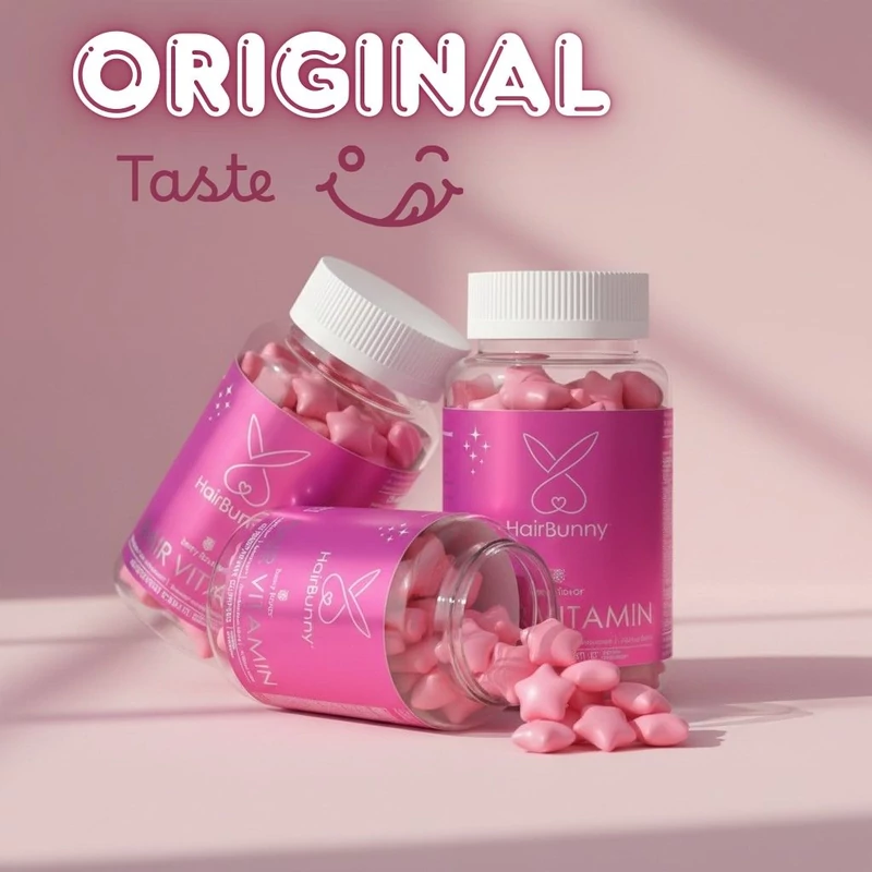 HAIRBUNNY® Vitamina pentru păr – doză pentru 3 luni (180 buc.)