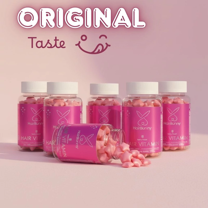 HAIRBUNNY® Vitamina pentru păr – doză pentru 6 luni (360 buc.)