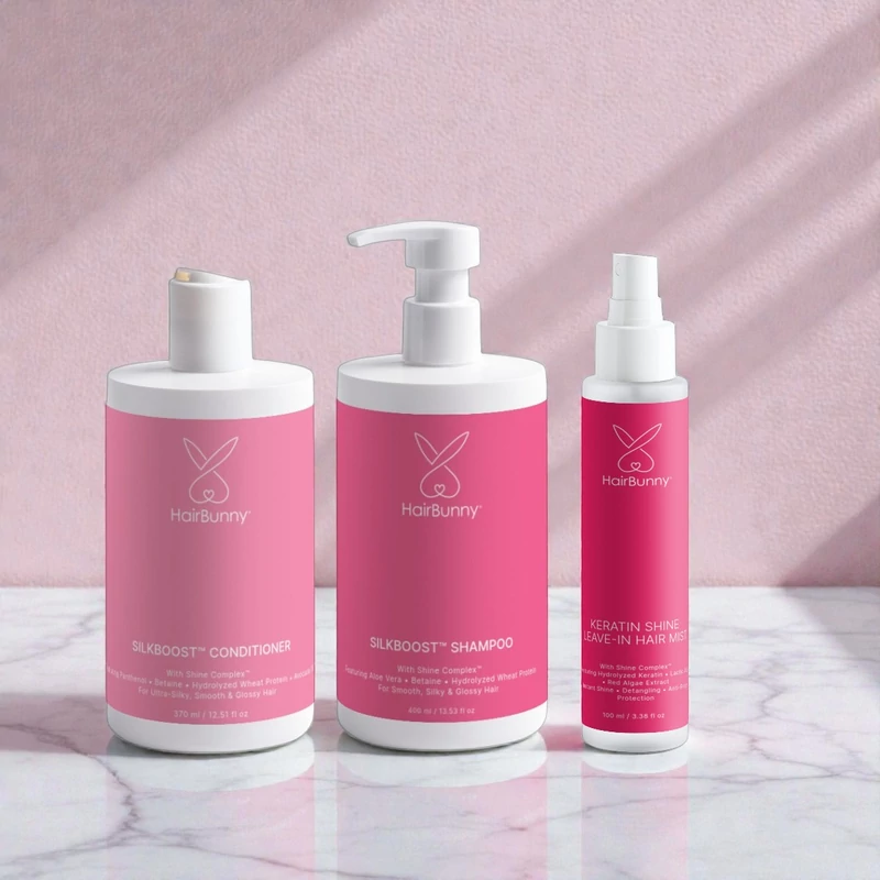 HairBunny - SilkBoost™ Ultra Selyemfény Trio