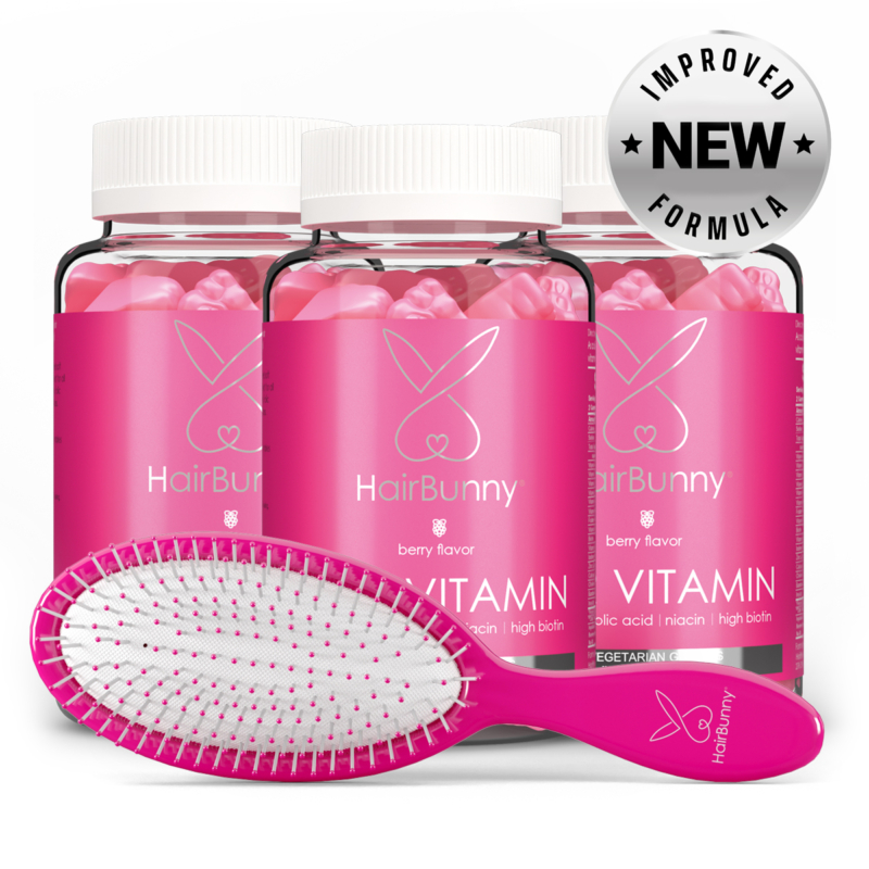 HAIRBUNNY® Vitamina pentru păr – doză pentru 3 luni (180 buc.)